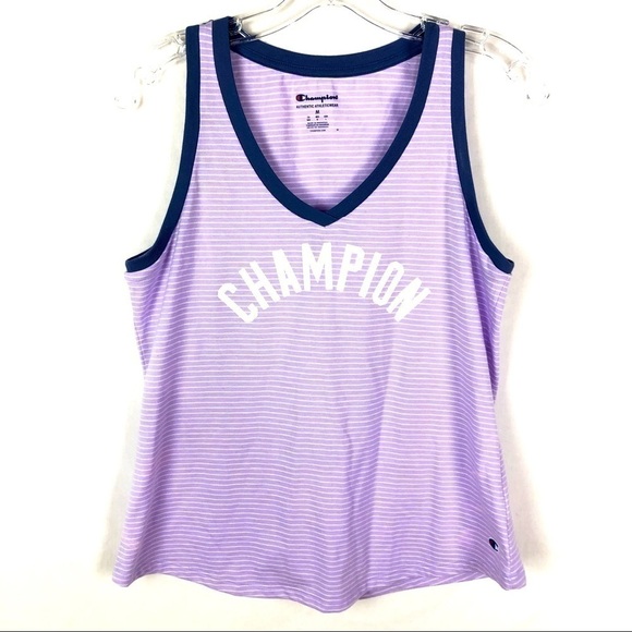 Champion Purple Workout Tank Top Sz Medium - Picture 1 of 5